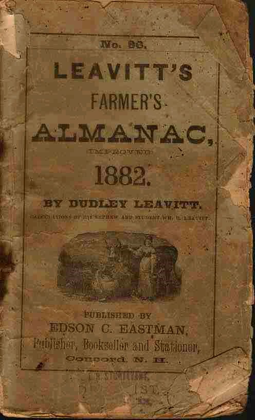 Image for Leavitt's Farmer's Almanac, 1882 No. 86