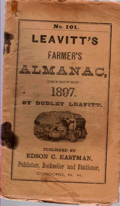 Image for Leavitt's Farmer's Almanac, 1897  No. 101