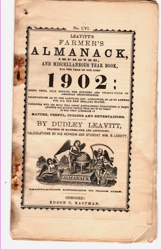 Image for Leavitt's Farmer's Almanac, 1902  No. 106