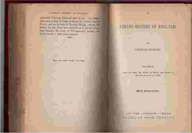 DICKENS, CHARLES - Child's History of England, Vol 1 & 2 in One