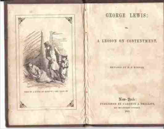 KIDDER, REVISED BY D.P. - George Lewis a Lesson on Contentment