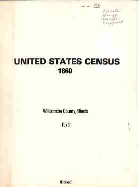 HATFIELD, JO ANN LADD - United States Census, 1860, Williamson County, Illinois