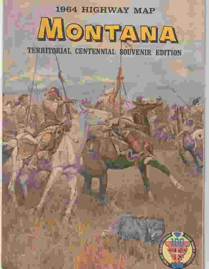 AUTHOR, NO - 1964 Montana Territorial Centennial Souvenir Edition Highway Map