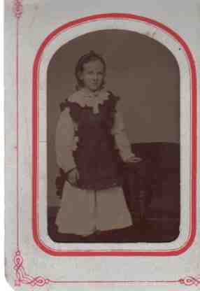 NO AUTHOR - Tin Type of Young Girl