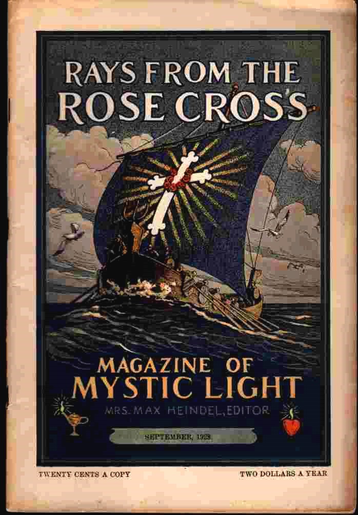Image for Rays from the Rose Cross; a Magazine of Mystic Light, September 1928, Vol. 20, No. 9
