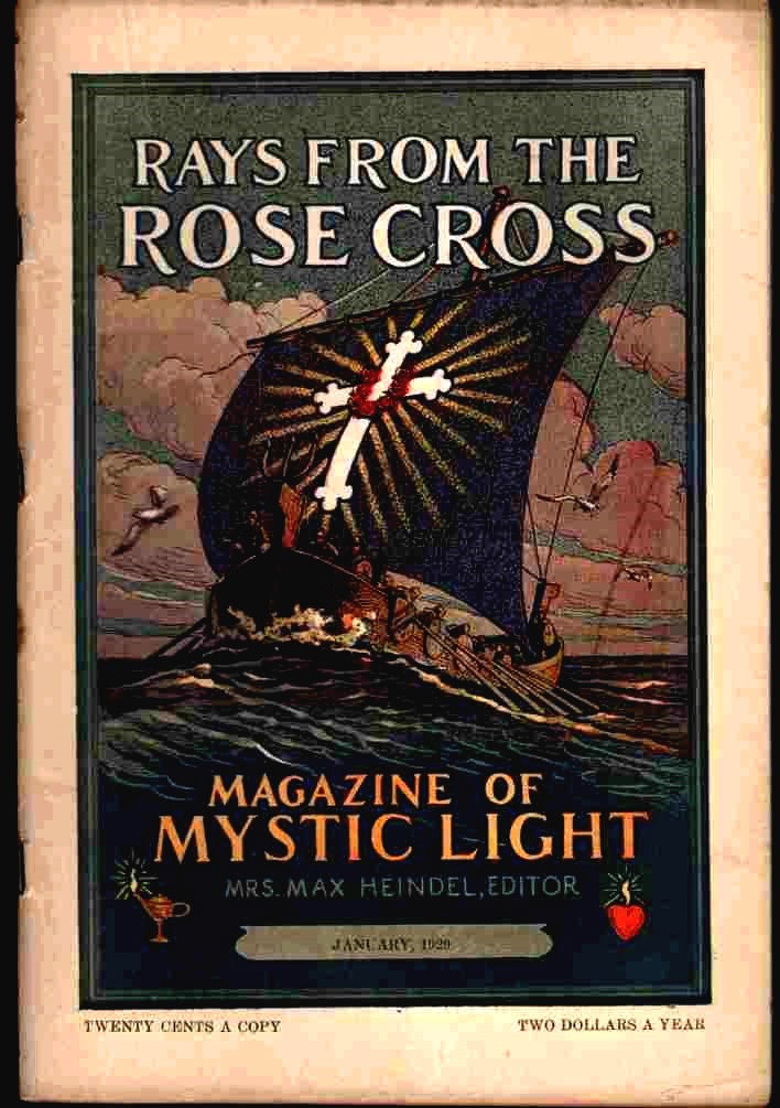 Image for Rays from the Rose Cross; a Magazine of Mystic Light, January 1929, Vol. 21, No. 1