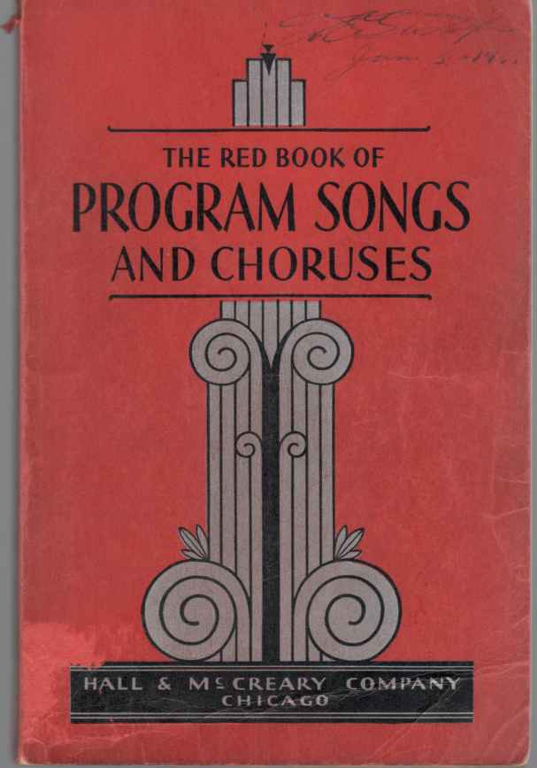 CAIN, NOBLE - The Red Book of Program Songs and Choruses