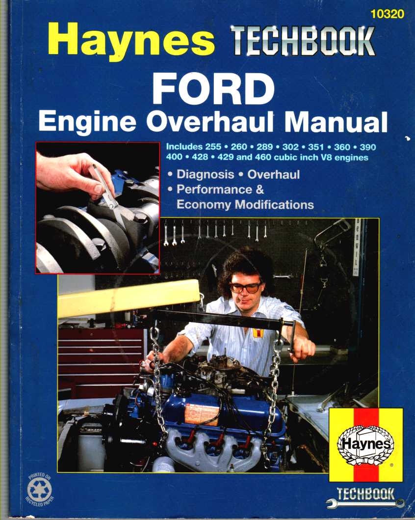 Image for Ford Engine Overhaul Haynes Techbook