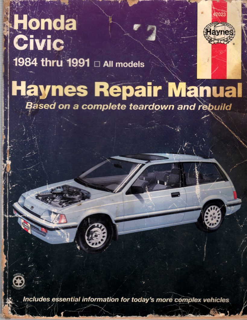 Image for Honda Civic 1984 Thru 1991 All Models
