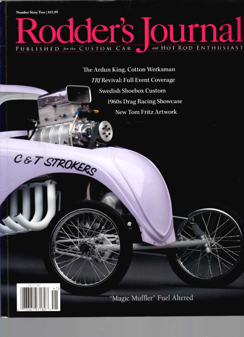 Image for The Rodder's Journal Published for the Custom Car and Hot Rod Enthusiast Number Sixty Two #62