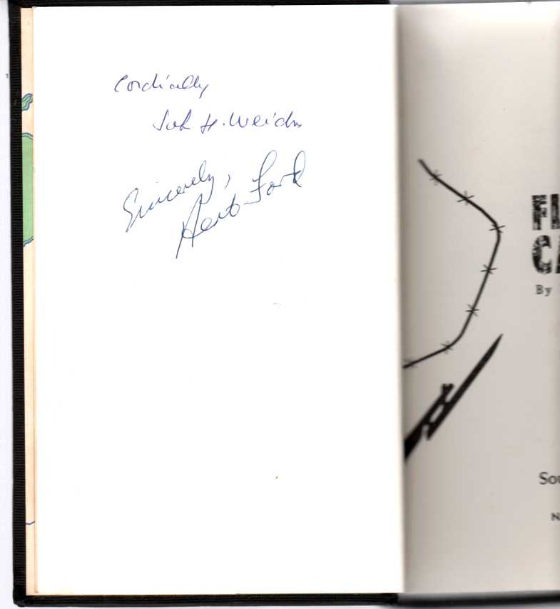 FORD, HERBERT - Flee the Captor (Signed By Author and Biographee)