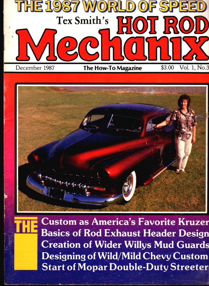 Image for Hot Rod Mechanix V.1 #3 Dec. 1987 Custom Mercury Wider Willys Chevy Kruzer