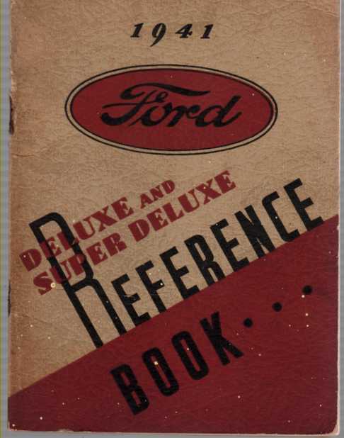 Image for 1941 Ford Deluxe and Super Deluxe Reference Book