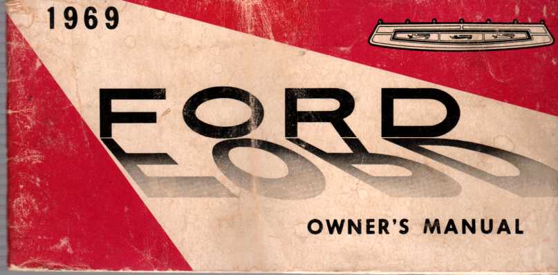 Image for 1969 Ford all Models Owners Manual (Original not a reprint)