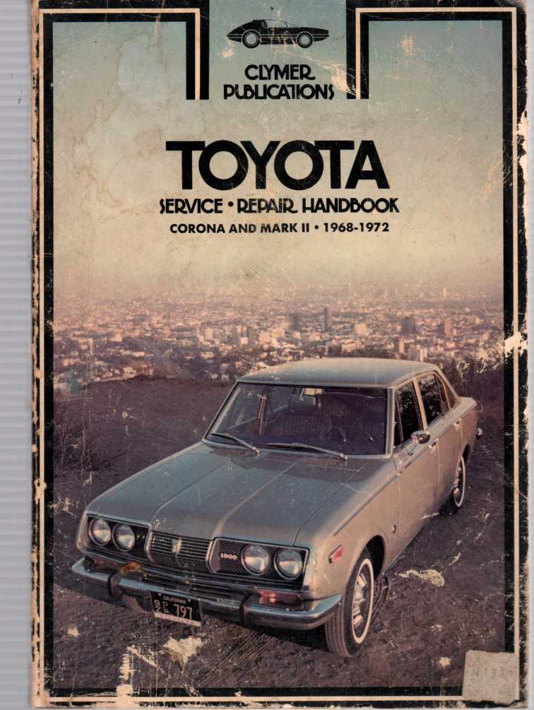 Image for Toyota Service, Repair Handbook Corona & Mark II 1968-1972