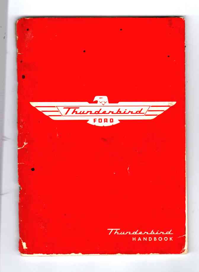 Image for 1955 Ford Thunderbird Handbook (original)