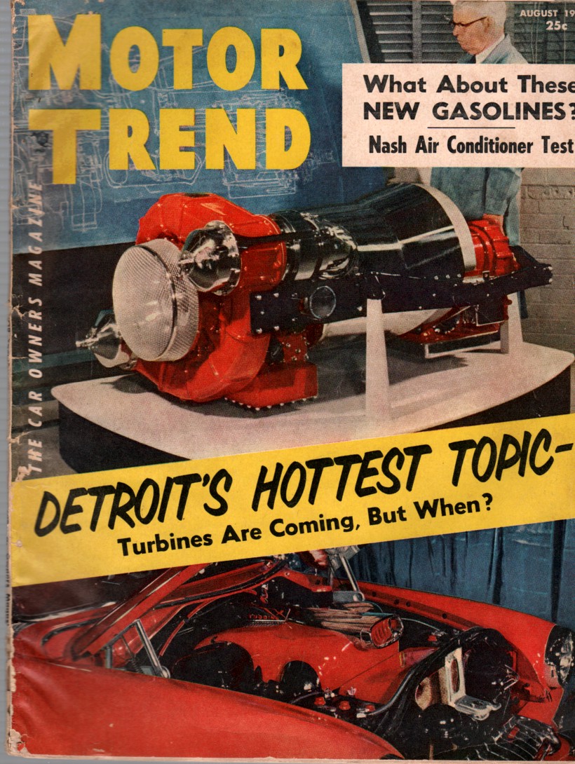 TREND, MOTOR - 1954 54 August Motor Trend Magazine the Car Owners Magazine