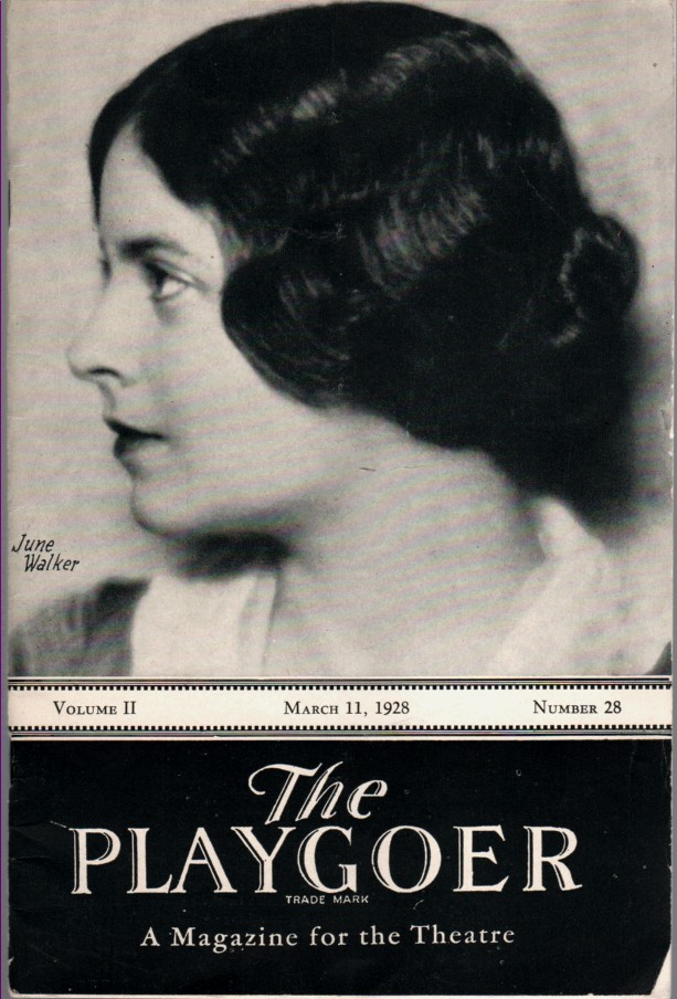 WEEKS, AL - The Playgoer, Vol. 2 No. 28, March 11, 1928 Presents 