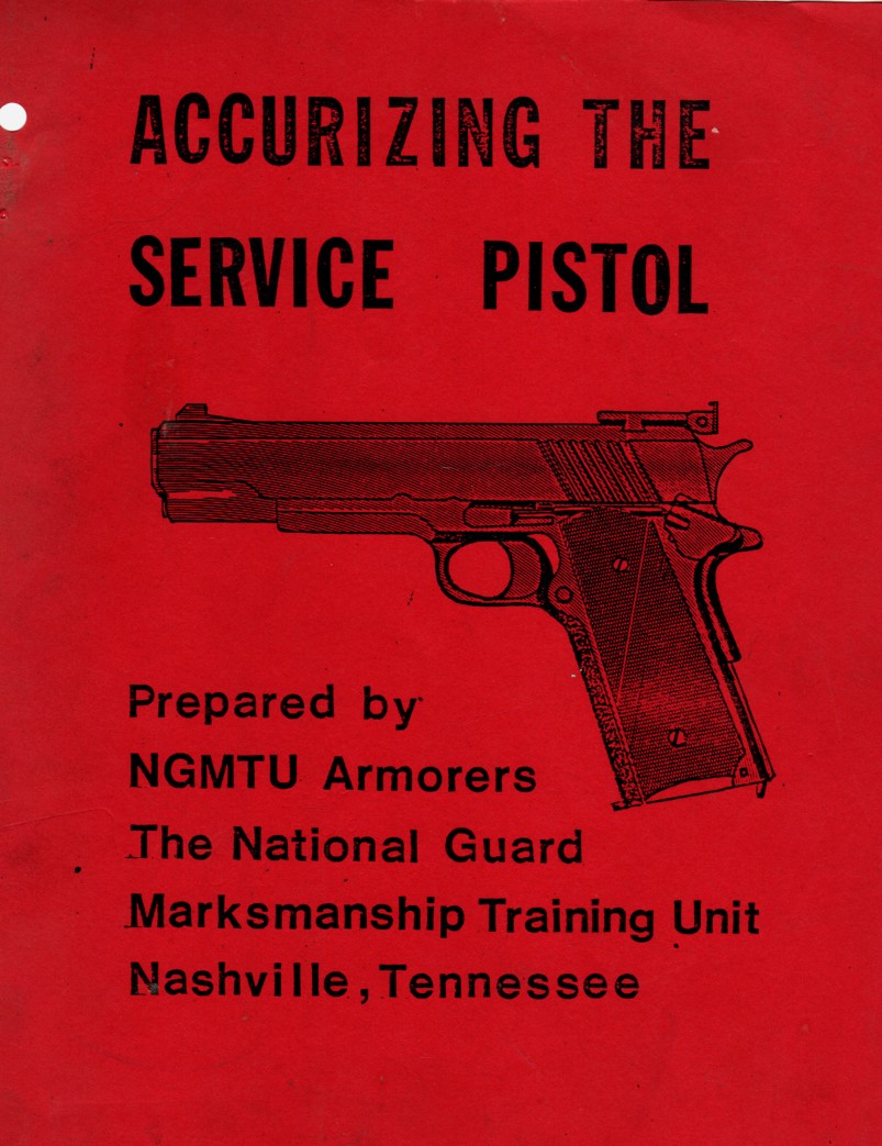 Image for Accurizing the Service Pistol (45 cal, automatic)