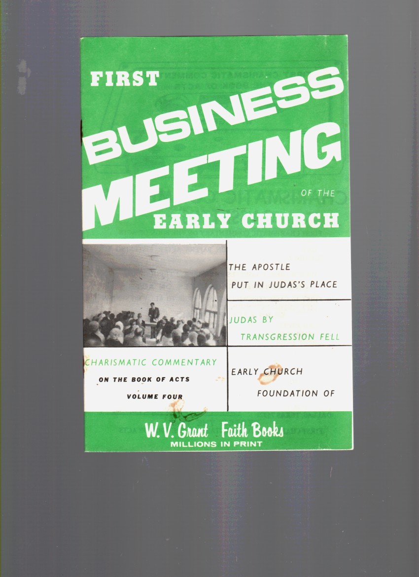 Image for First Business Meeting of the Early Church