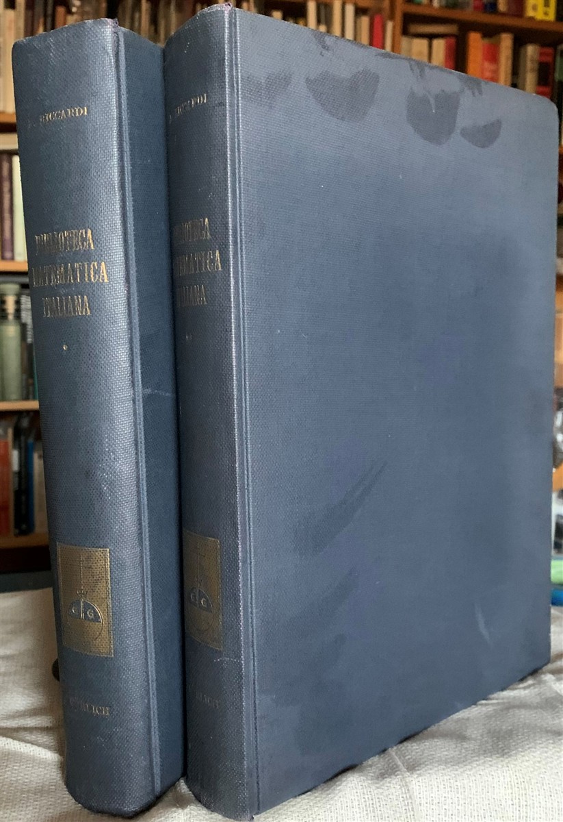 [2 Vols Ex Libris Bernard M Rosenthal] Biblioteca Matematica