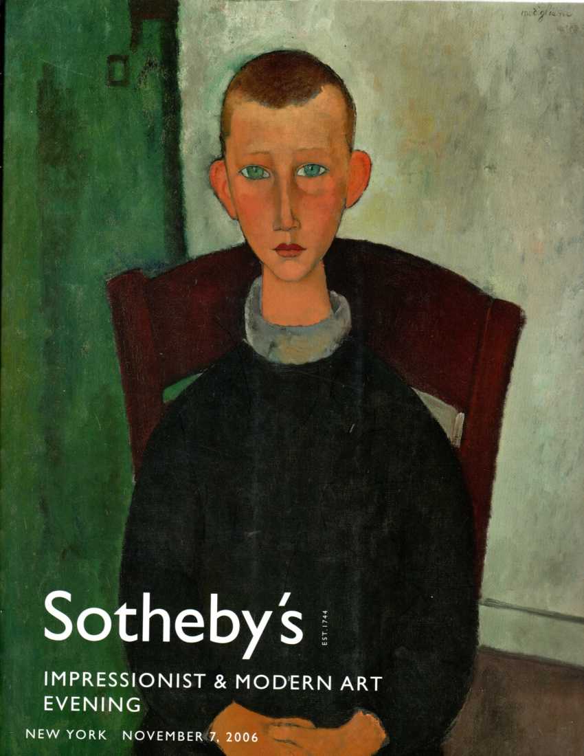 Image for Sotheby's Impressionist & Modern Art Evening, New York, November 7, 2006