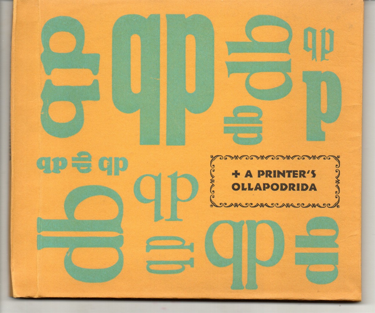 A Printer's Ollapodrida.