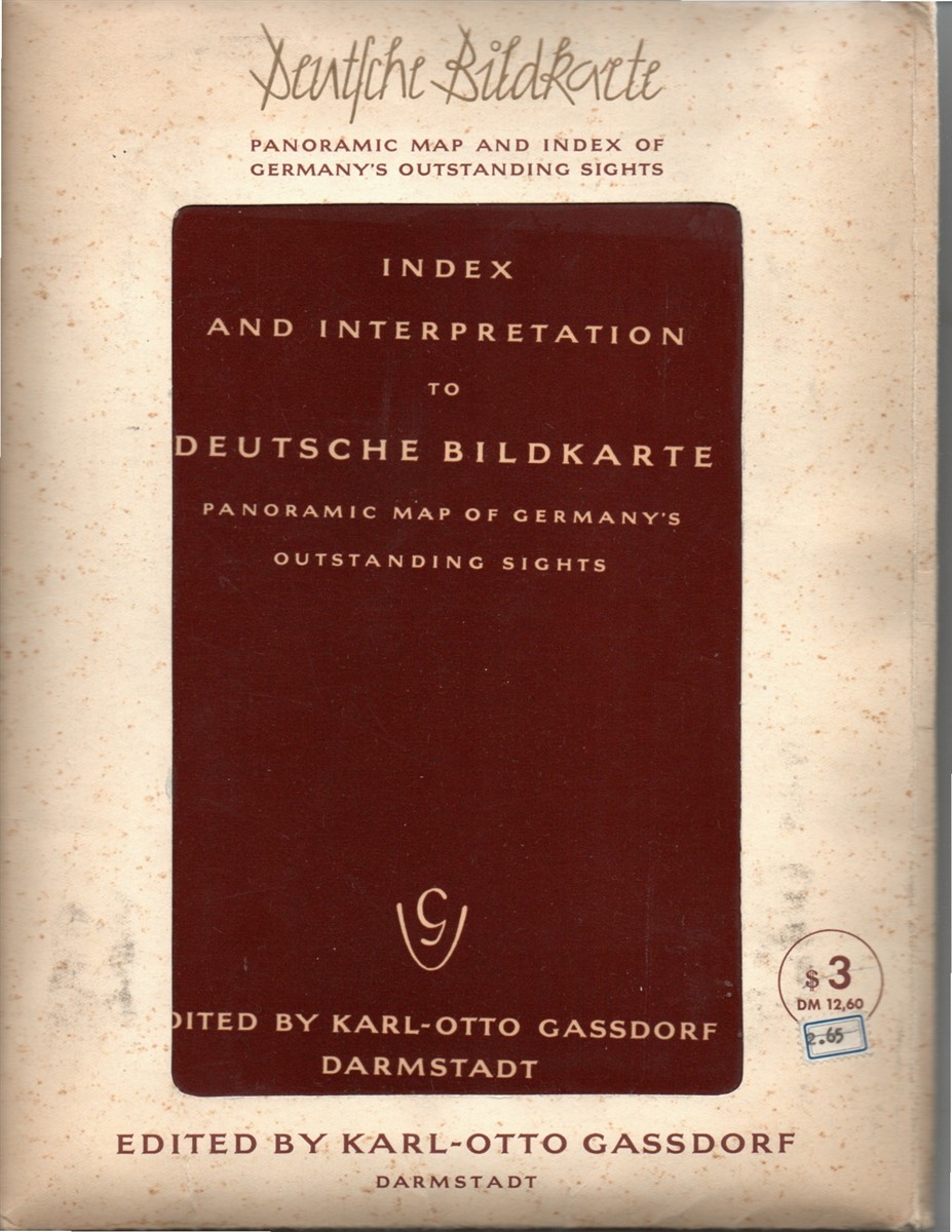 Image for Deutsche Bildkarte, Panoramic Map and Index of Germany's Outstanding Sights