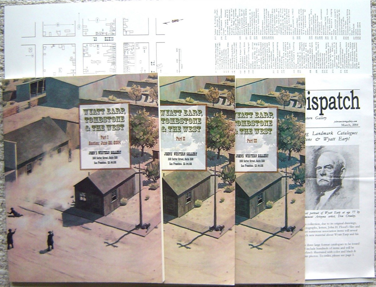 Wyatt Earp, Tombstone, & the West, from the Collections of John D. Gilchriese [Auction Catalogues, in 3 Volumes, Complete, with Additions]