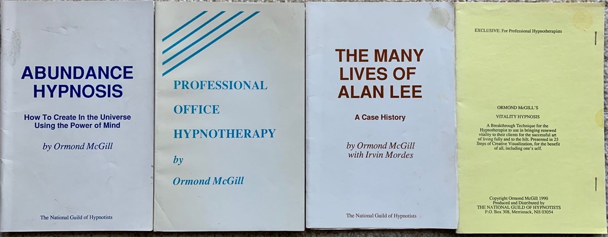 [4 Titles] Abundance Hypnosis; the Many Lives of Alan Lee; Professional Office Hypnotherapy; Ormand Mcgill's Vitality Hypnosis