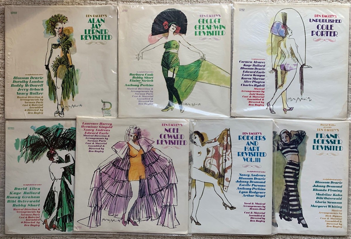 [7 Discs] Alan Jay Lerner; Frank Loesser, George Gershwin, Noel Coward, Cole Porter: Revisited. Unpublished Cole Porter; Rodgers and Hart Revisited Vol. III