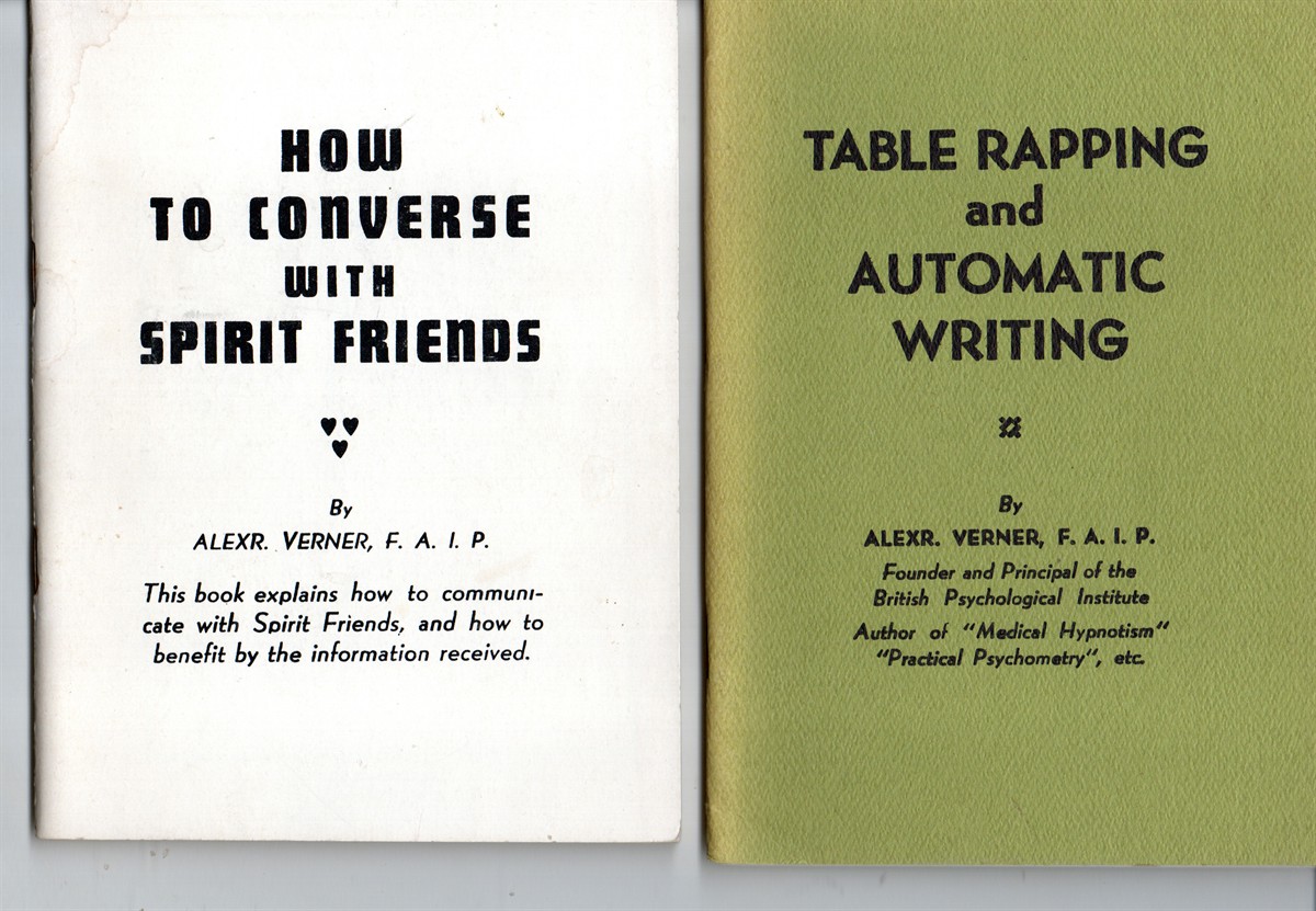 [Two Items] How to Converse with Spirit Friends, (Together With) Table Wrapping and Automatic Writing.