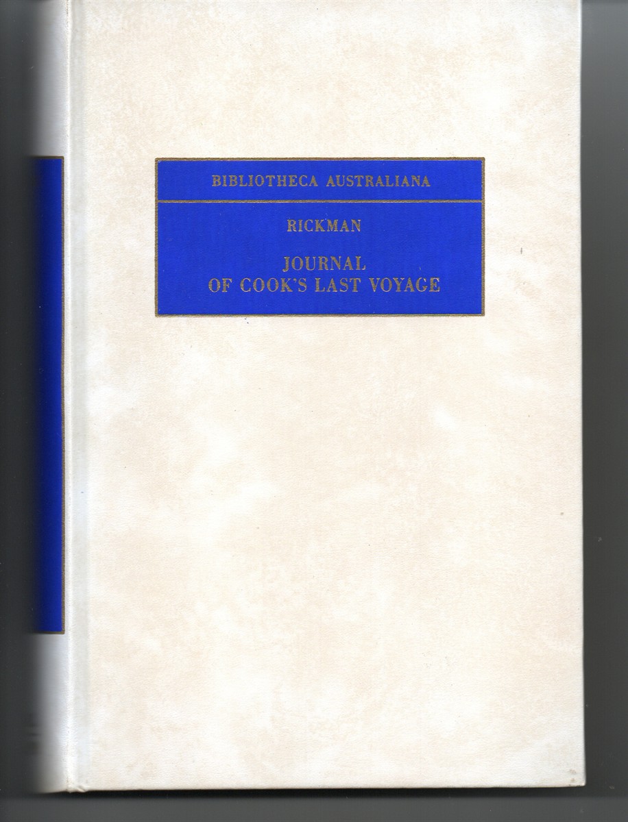 Journal of Captain Cook's Last Voyage to the Pacific Ocean