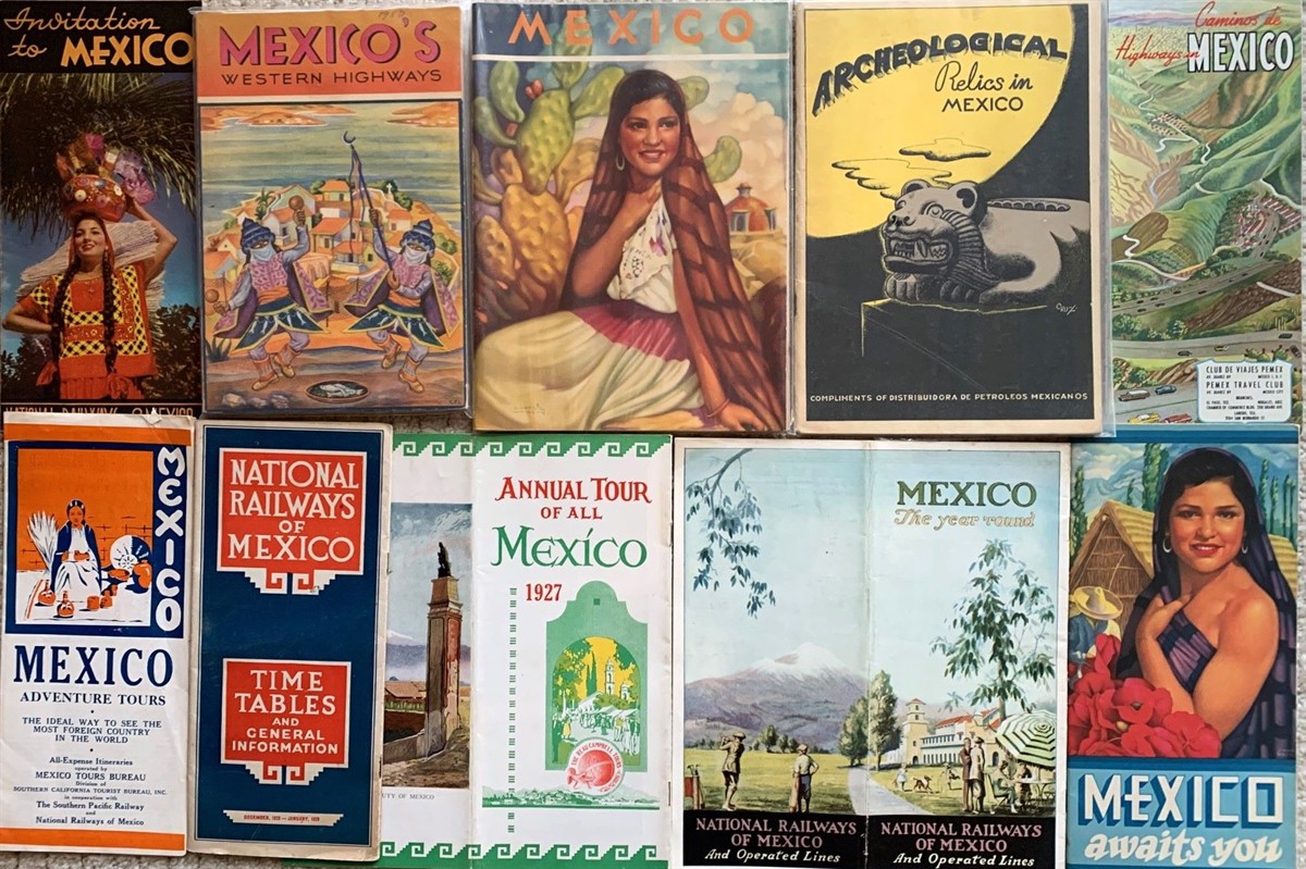 10 Brochures / Booklets on Travel to Mexico