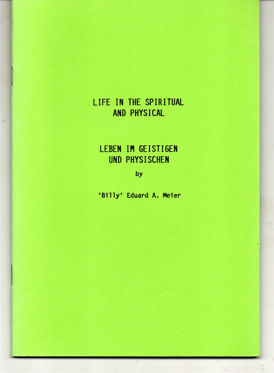 Life in the Spiritual and Physical / Leben Im Geistigen Und Physische