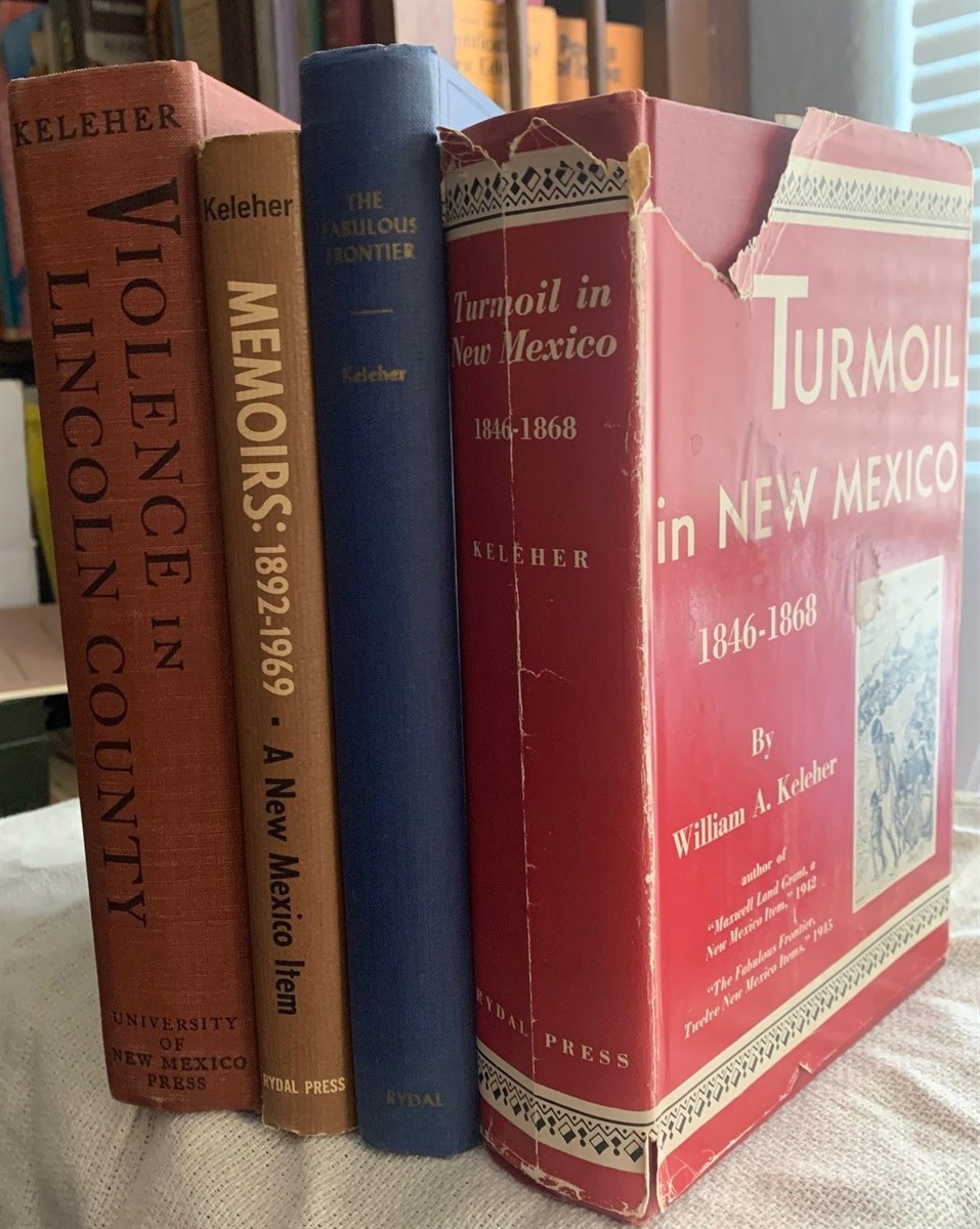 [4 Titles] Violence in Lincoln County; Turmoil in New Mexico; the Fabulous Frontier; Memoirs: 1892-1969