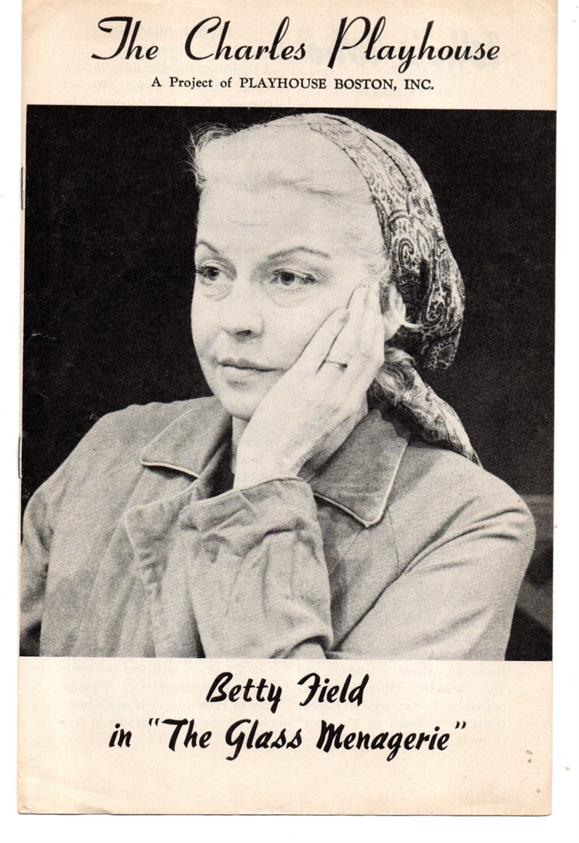 The Charles Playhouse, a Project on Playhouse Boston: Betty Field in 