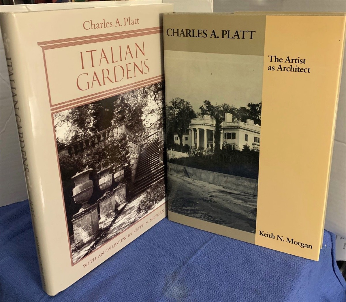 [2 Titles] Italian Gardens [Together With], Charles A. Platt, the Artist As Architect