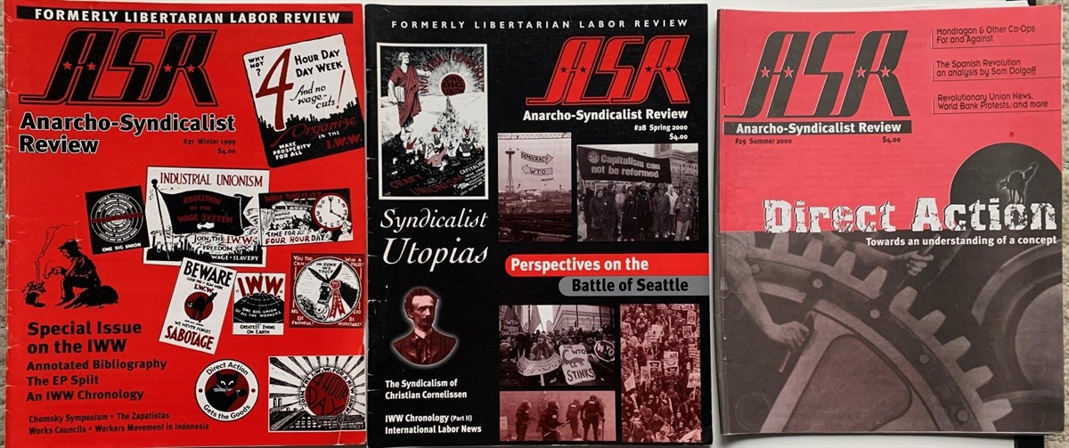 [3 Issues] ASR, Anarcho-Syndicalist Review, #27, #28, #29.