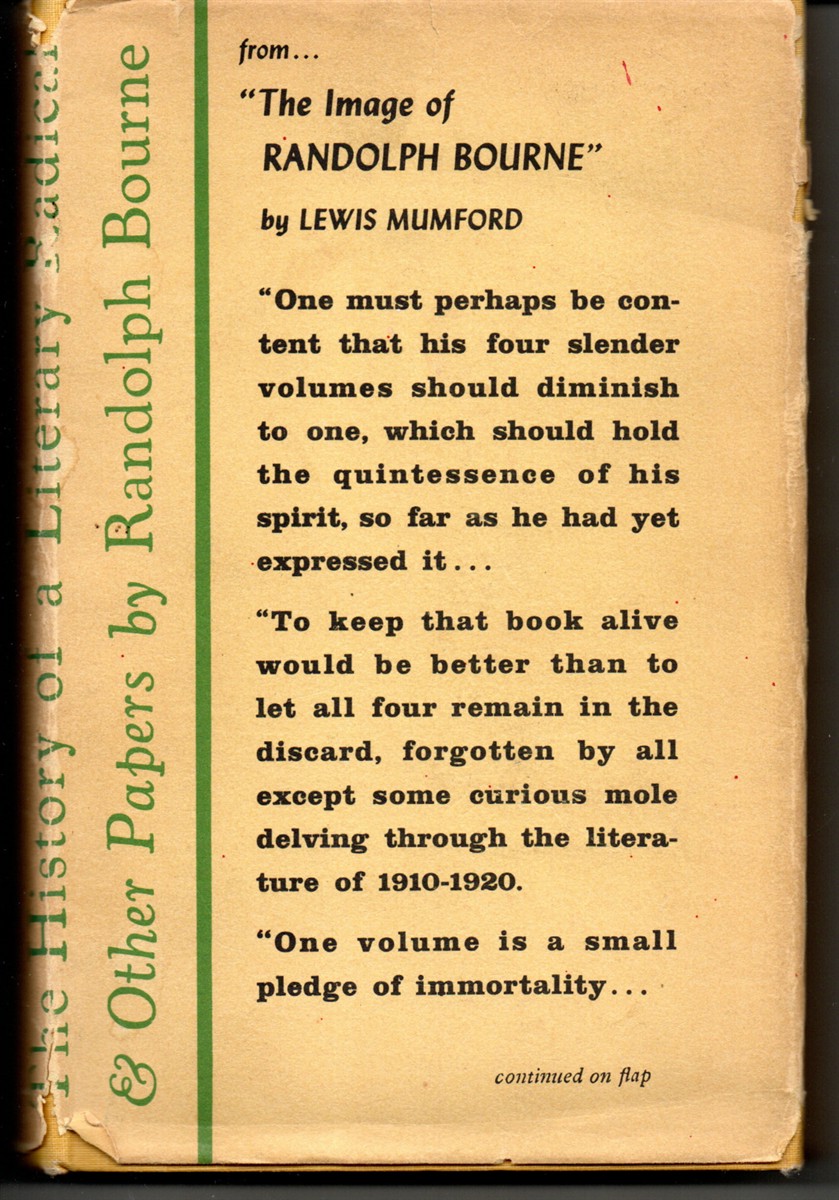 The History of a Literary Radical & Other Papers