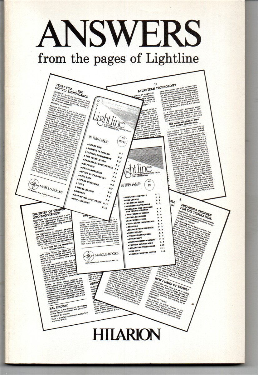 Answers from the Pages of Lightline [Cover Title]