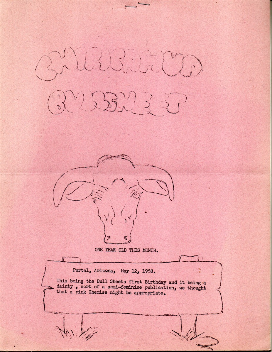 Image for Chiracahua Bullsheet Chiracahua Bullsheet