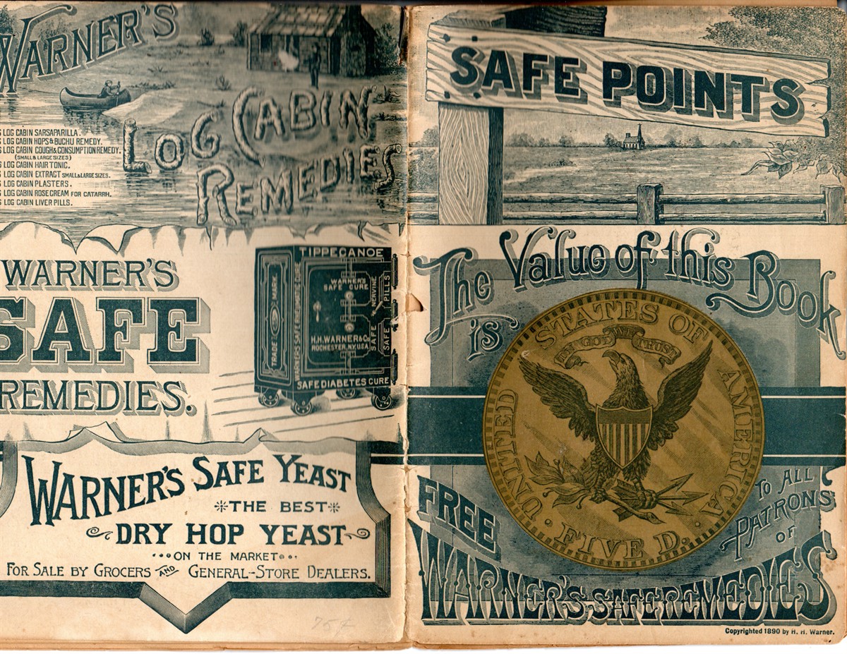 Safe Points: the Value of This Book is U. S. Five D. , Free to all Patrons of Warner's Safe Rememdies [Cover Title]
