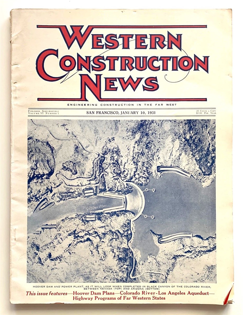 Western Construction News. ; Engineering Construction in the Far West; San Francisco, January 10, 1931 [Cover Title]