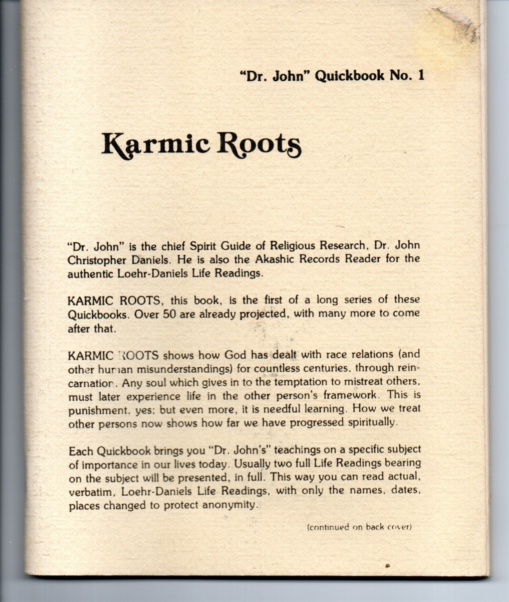 Image for Karmic Roots. Karmic Roots.