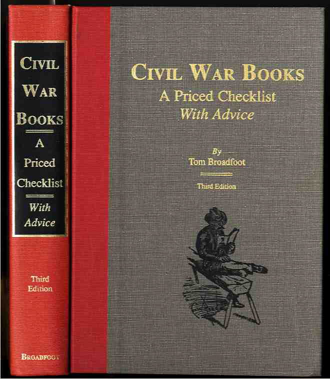 Image for CIVIL WAR BOOKS: A PRICED CHECKLIST WITH ADVICE.