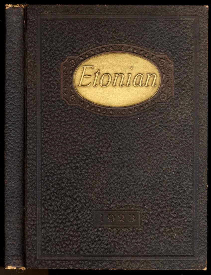 Image for THE ETONIAN YEARBOOK, 1923, ETON COLLEGE ELIZABETHTOWN PA
