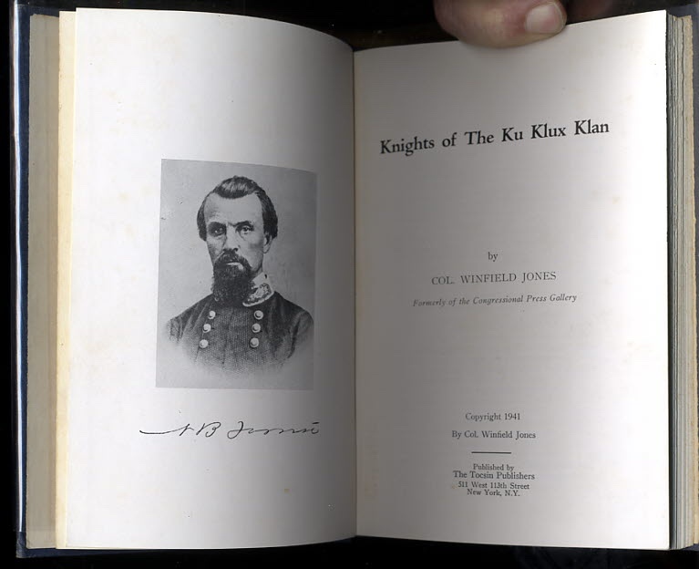 Image for KNIGHTS OF THE KLU KLUX KLAN 28906 [G] Neb