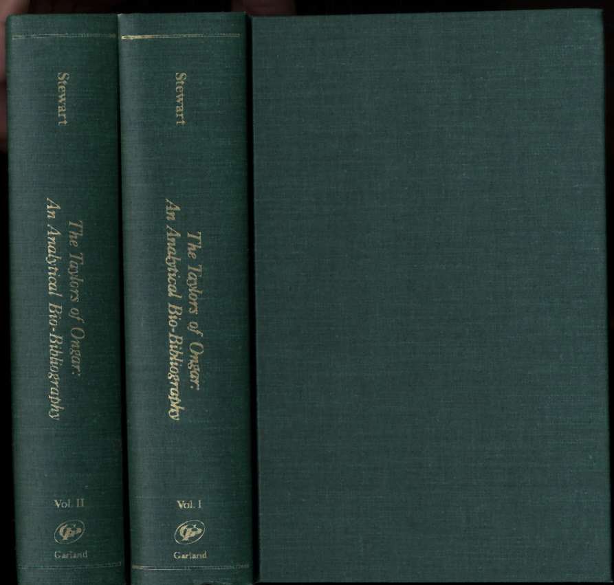 Image for THE TAYLORS OF ONGAR: AN ANALYTICAL BIO-BIBLIOGRAPHY. [CT IN 2 VOLUMES]