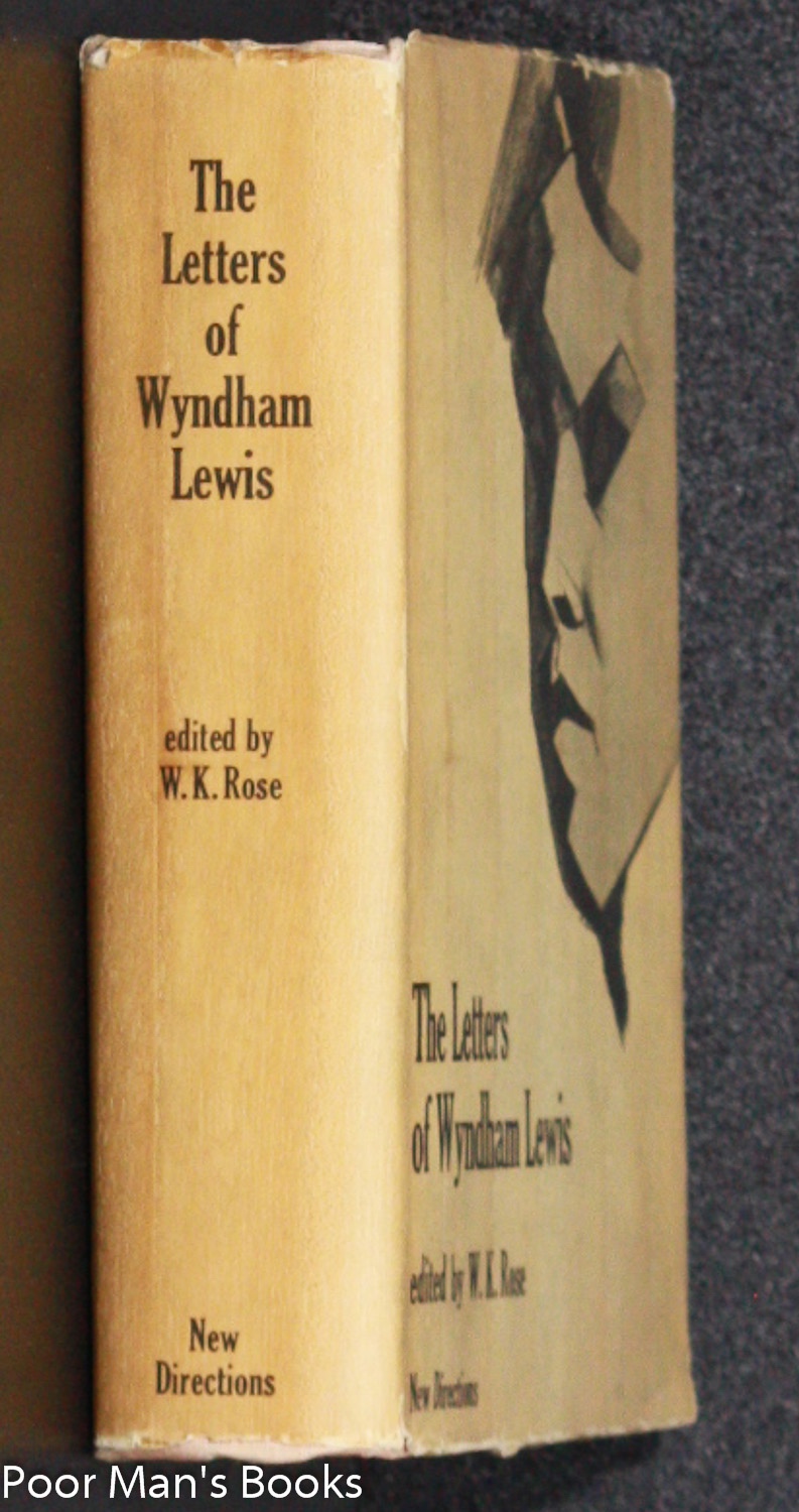 Image for LETTERS OF WYNDHAM LEWIS 1ST EDITION